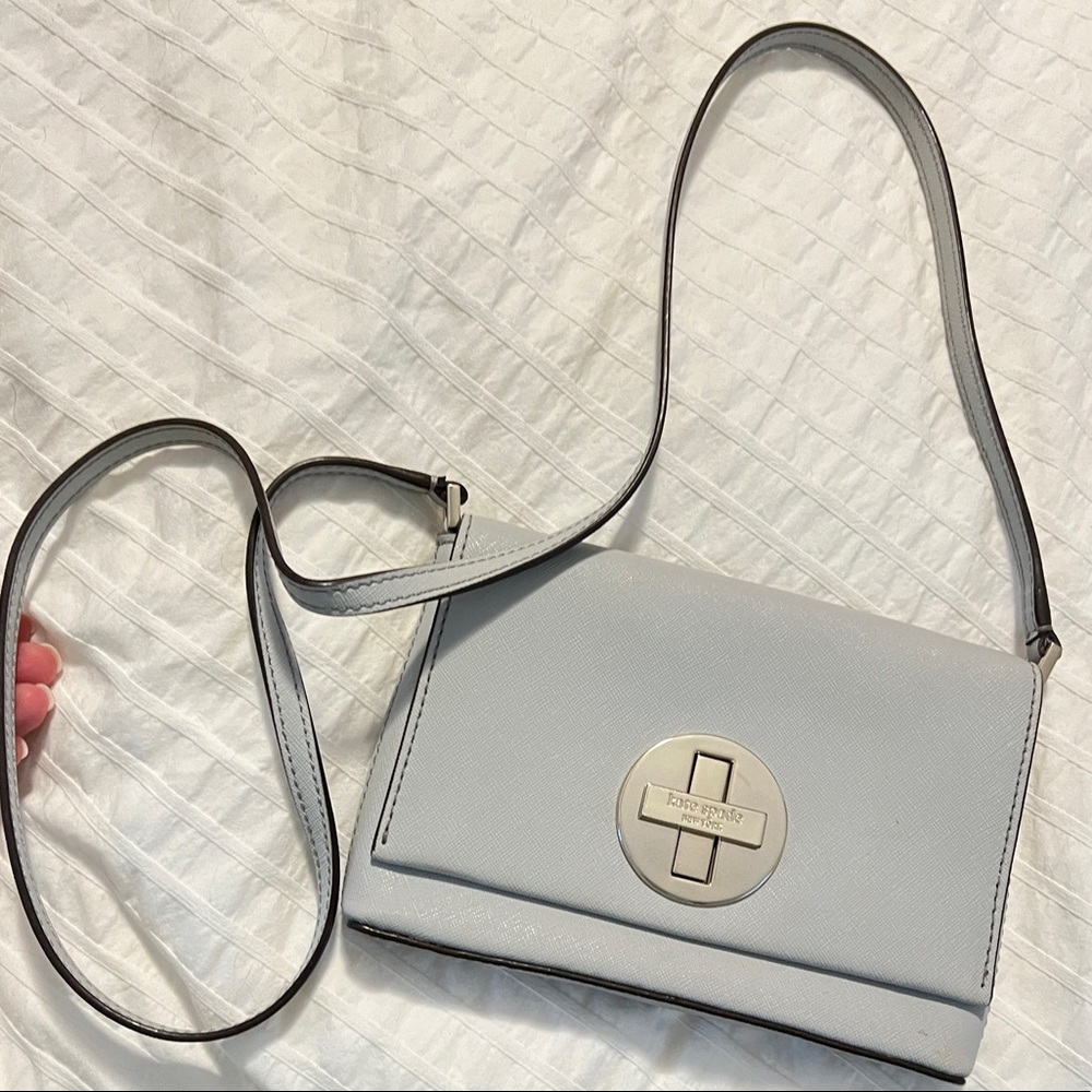 Grey Kate Spade small purse